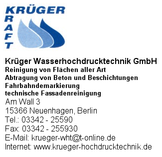 Krger Wasserhochdrucktechnik GmbH