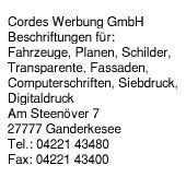 Cordes Werbung GmbH