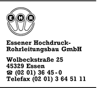 Essener Hochdruck-Rohrleitungsbau GmbH