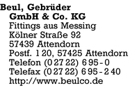 Beul GmbH & Co. KG, Gebrder