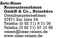 Auto-Risse Reiseunternehmen GmbH & Co.