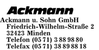 Ackmann u. Sohn GmbH