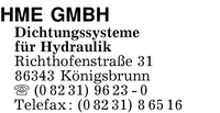 HME GmbH Dichtungssysteme