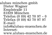 Alubau Mnchen GmbH