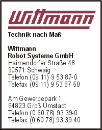 Wittmann Robot Systeme GmbH