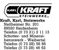 Kraft Steinwerke, Karl