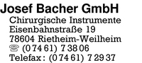 Bacher GmbH, Josef