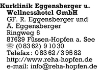Kurklinik Eggensberger und Wellnesshotel GmbH