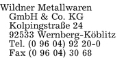 Wildner Metallwaren GmbH & Co. KG