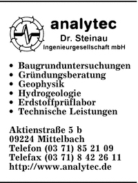 Analytec Dr. Steinhau Ingenieurgesellschaft mbH