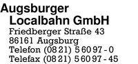 Augsburger Localbahn GmbH
