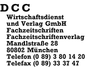 DCC Wirtschaftsdienst und Verlag GmbH