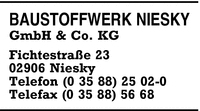 BAUSTOFFWERK NIESKY GmbH & Co. KG