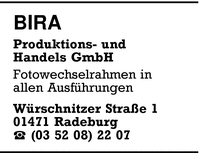 BIRA Produktions- und Handels GmbH
