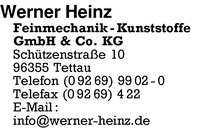 Heinz Feinmechanik-Kunststoffe GmbH & Co. KG, Werner