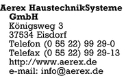 Aerex HaustechnikSysteme GmbH