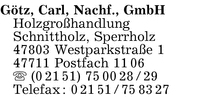 Gtz, Carl, Nachf. GmbH