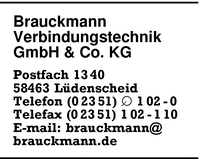 Brauckmann Verbindungstechnik GmbH & Co. KG