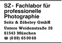 SZ-Fachlabor fr professionelle Photographie Seitz & Zbeley GmbH