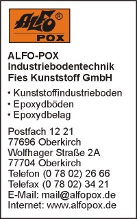 ALFO-POX Industriebodentechnik Fies Kunststoff GmbH