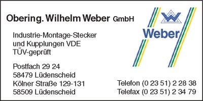 Weber GmbH Obering., Wilhelm