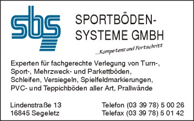 SBS Sportbden-Systeme GmbH
