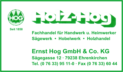 Hog GmbH & Co. KG, Ernst
