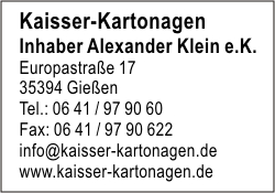 Kaisser-Kartonagen Inh. Alexander Klein e.K.