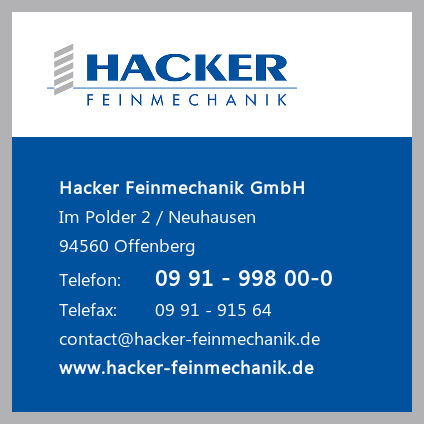 Hacker Feinmechanik GmbH