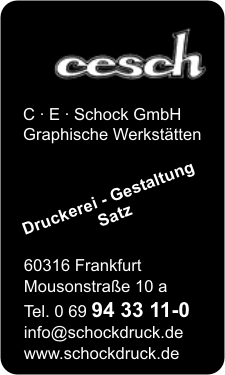 Druckerei C. E. Schock GmbH