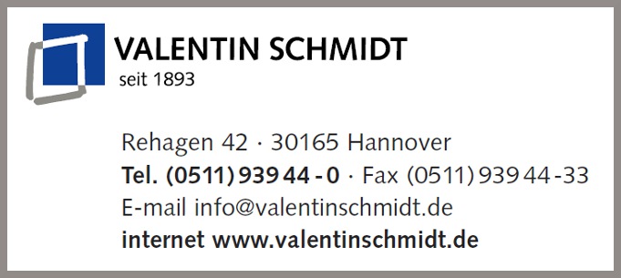 Valentin Schmidt Inneneinrichtungen - Bauelemente GmbH & Co. KG
