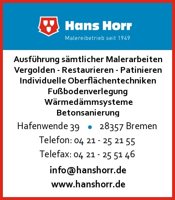 Horr Malereibetrieb GmbH & Co. KG, Hans