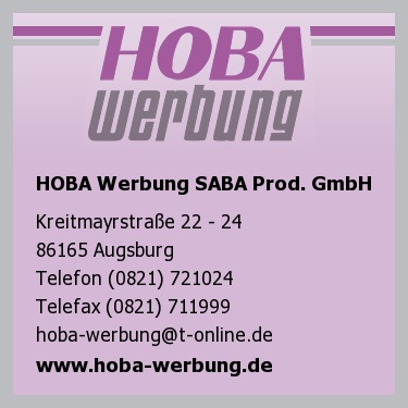 HOBA Werbung SABA Prod. GmbH