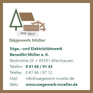 Sge,- und Elektrizittswerk Benedikt Mller e.K.
