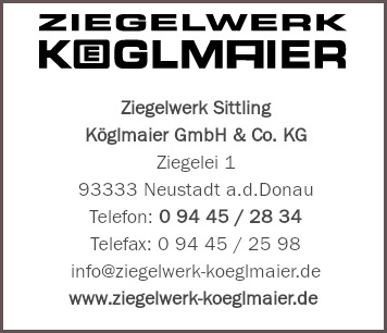 Ziegelwerk Sittling, Kglmaier GmbH & Co. KG