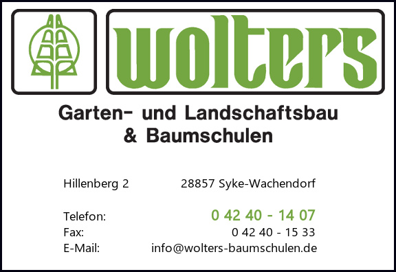 Wolters Garten- und Landschaftsbau & Baumschulen