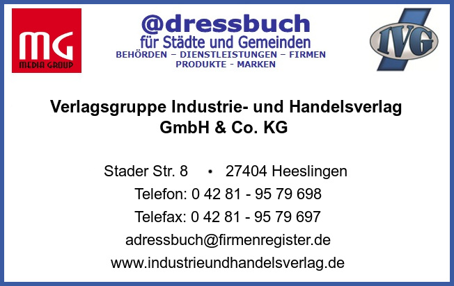 Adressbuch der Stadt Bad Homburg, Media Group Verlagsgruppe Industrie- und Handelsverlag GmbH & Co. KG