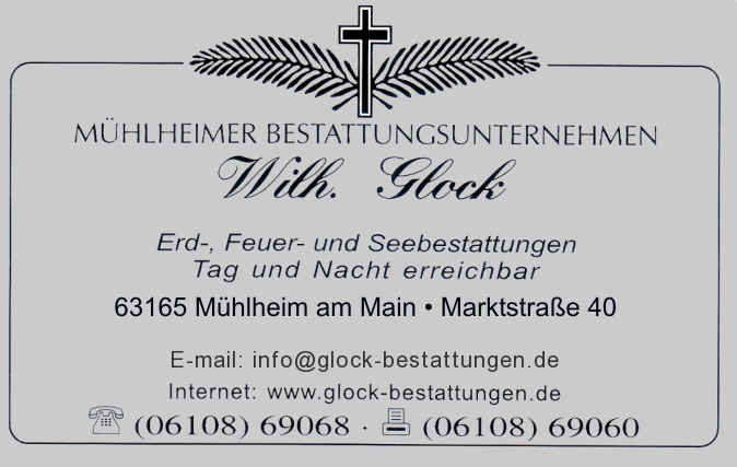 Mhlheimer Bestattungsunternehmen Wilh. Glock