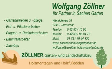 Zllner Garten- und Landschaftsbau, Wolfgang