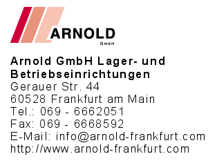 Arnold GmbH Lager- und Betriebseinrichtungen