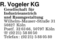 Vogeler KG, R.