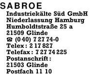 SABROE Industrieklte Sd GmbH