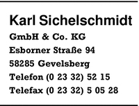 Sichelschmidt GmbH & Co. KG, Karl