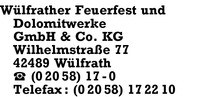 Wlfrather Feuerfest und Dolomitwerke GmbH & Co. KG