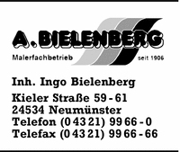Bielenberg Inhaber Ingo Bielenberg, Andreas