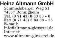 Altmann GmbH, Heinz