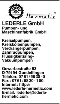 Lederle GmbH, Pumpen- und Maschinenfabrik GmbH