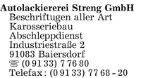 Autolackiererei Streng GmbH