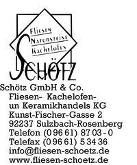Schtz GmbH & Co. Fliesen- Kachelofen- und Keramikhandels KG