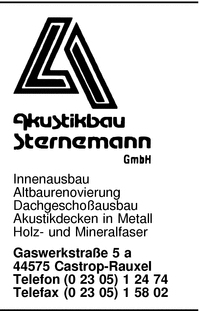 Akustikbau Sternemann GmbH
